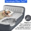 INVOGA DELUXE WAVE 236x152x86 cm – Materasso gonfiabile matrimoniale autogonfiante con Tecnologia Fiber-Tech e pompa elettrica integrata, ideale per ospiti, campeggio e relax a casa  Amazon.it: Casa e cucina - immagine 6