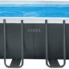 Intex 26356NP – Piscina Fuori Terra Ultra XTR Frame Rettangolare, Pompa Filtro 5700 L/h, Scaletta, Telo Base e Copertura, 17203 L, Acciaio e PVC, Grigio, 549x274x132 cm  Amazon.it: Giardino e giardinaggio - immagine 9