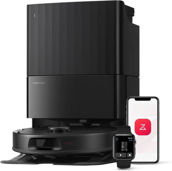 roborock QV 35A Robot Aspirapolvere, Antigroviglio, 8000Pa, Panno Sollevabile, Autolavaggio, Asciugatura ad Aria, Stazione Tutto in Uno, Evitare gli Ostacoli, Strategie di Pulizia dei Tappeti, Nero  Amazon.it: Casa e cucina