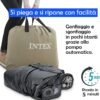 INVOGA DELUXE WAVE 236x152x86 cm – Materasso gonfiabile matrimoniale autogonfiante con Tecnologia Fiber-Tech e pompa elettrica integrata, ideale per ospiti, campeggio e relax a casa  Amazon.it: Casa e cucina - immagine 3