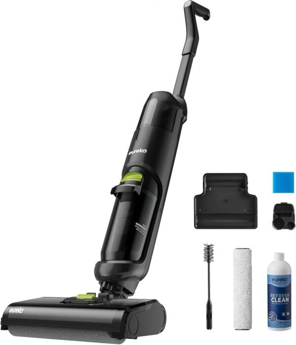 Eureka NEW400 Gen2 Aspirapolvere Lavapavimenti Senza Fili Intelligente Secco/Umido, Autopulizia/Autopulente,Serbatoio Grande,Design Leggero Scopa Elettrica per Pavimenti a Piastrelle/Legno  Amazon.it: Casa e cucina