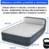 INVOGA DELUXE WAVE 236x152x86 cm – Materasso gonfiabile matrimoniale autogonfiante con Tecnologia Fiber-Tech e pompa elettrica integrata, ideale per ospiti, campeggio e relax a casa  Amazon.it: Casa e cucina - immagine 2