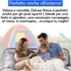 INVOGA DELUXE WAVE 236x152x86 cm – Materasso gonfiabile matrimoniale autogonfiante con Tecnologia Fiber-Tech e pompa elettrica integrata, ideale per ospiti, campeggio e relax a casa  Amazon.it: Casa e cucina - immagine 4