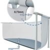 Intex 26356NP – Piscina Fuori Terra Ultra XTR Frame Rettangolare, Pompa Filtro 5700 L/h, Scaletta, Telo Base e Copertura, 17203 L, Acciaio e PVC, Grigio, 549x274x132 cm  Amazon.it: Giardino e giardinaggio - immagine 7