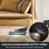 Aspirapolvere Senza Fili Potente, Scopa Elettrica 45 Minuti Spazzola a LED Dust Cup Grande 1,2L, Scopa Elettrica in Piedi da Sola, per tappeti e peli di Animali  Amazon.it: Casa e cucina - immagine 4
