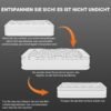 Luxchoice Materasso Gonfiabile Autogonfiabile con Pompa Elettrica Integrata di alta Qualità Letto Materasso Gonfiabile per Campeggio o uso Domestico  Amazon.it - immagine 9