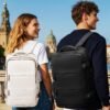 SZLX Zaino da viaggio grande da donna da escursionismo sportivo da esterno impermeabile da scuola casual laptop da 14 pollici con porta di ricarica USB scomparto per scarpe  Amazon.it: Moda - immagine 3
