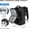 SZLX Zaino da viaggio grande da donna da escursionismo sportivo da esterno impermeabile da scuola casual laptop da 14 pollici con porta di ricarica USB scomparto per scarpe  Amazon.it: Moda - immagine 4