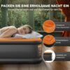 Luxchoice Materasso Gonfiabile Autogonfiabile con Pompa Elettrica Integrata di alta Qualità Letto Materasso Gonfiabile per Campeggio o uso Domestico  Amazon.it - immagine 6