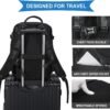 SZLX Zaino da viaggio grande da donna da escursionismo sportivo da esterno impermeabile da scuola casual laptop da 14 pollici con porta di ricarica USB scomparto per scarpe  Amazon.it: Moda - immagine 7