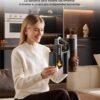 Proscenic P11 Ultra Aspirapolvere senza Fili Potente 40KPA/40Min/450W, Scopa Elettrica senza Fili con Spazzola Anti-Groviglio, Display LED, Batteria Rimovibile, per Pavimenti/Tappeti/Peli  Amazon.it: Casa e cucina - immagine 10