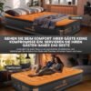 Luxchoice Materasso Gonfiabile Autogonfiabile con Pompa Elettrica Integrata di alta Qualità Letto Materasso Gonfiabile per Campeggio o uso Domestico  Amazon.it - immagine 7