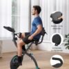 MERACH Cyclette Pieghevole 4 in 1, Spinning Bike con Monitor LCD e Misurazione Manuale Delle Pulsazioni, Cyclette da casa Magnetiche con 16 livelli, Comodo Cuscino del Sedile, Salvaspazio  Amazon.it: Sport e tempo libero - immagine 8