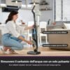 Eureka NEW400 Gen2 Aspirapolvere Lavapavimenti Senza Fili Intelligente Secco/Umido, Autopulizia/Autopulente,Serbatoio Grande,Design Leggero Scopa Elettrica per Pavimenti a Piastrelle/Legno  Amazon.it: Casa e cucina - immagine 6