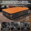 Luxchoice Materasso Gonfiabile Autogonfiabile con Pompa Elettrica Integrata di alta Qualità Letto Materasso Gonfiabile per Campeggio o uso Domestico  Amazon.it - immagine 3
