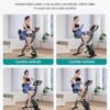 MERACH Cyclette Pieghevole 4 in 1, Spinning Bike con Monitor LCD e Misurazione Manuale Delle Pulsazioni, Cyclette da casa Magnetiche con 16 livelli, Comodo Cuscino del Sedile, Salvaspazio  Amazon.it: Sport e tempo libero - immagine 2