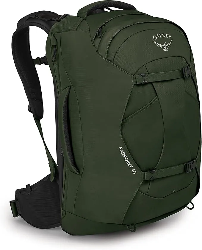 Zaino Osprey Farpoint 40 come bagaglio a mano su trolley Ryanair